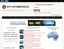 Tablet Screenshot of cityoptometrists.com.au